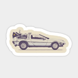 Delorean Sticker